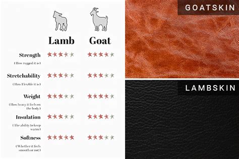 lambskin vs goatskin